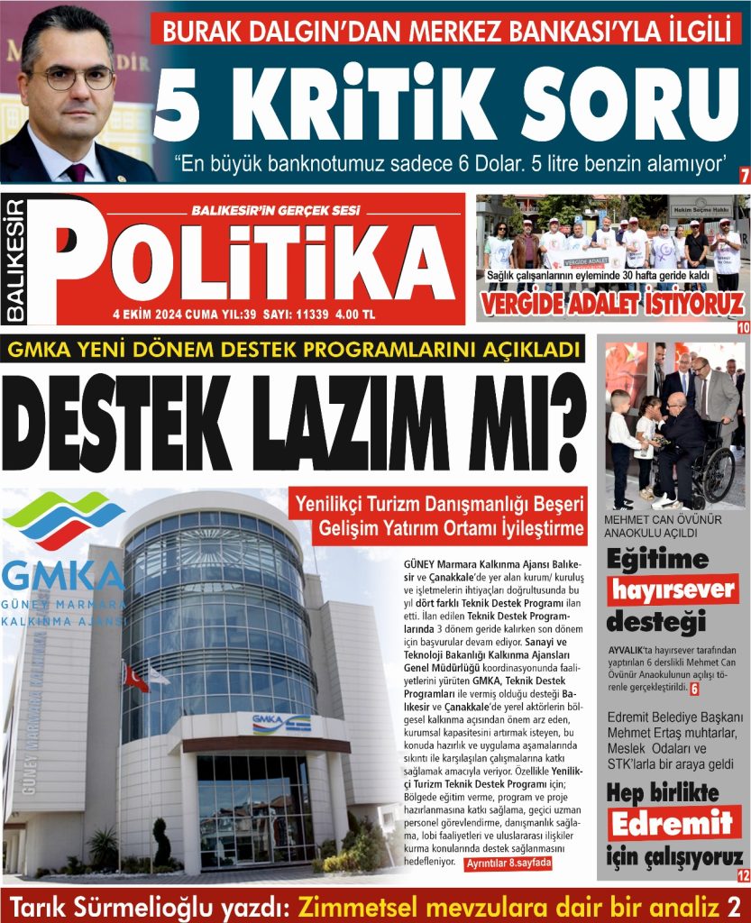 Balıkesir Politika Gazetesi