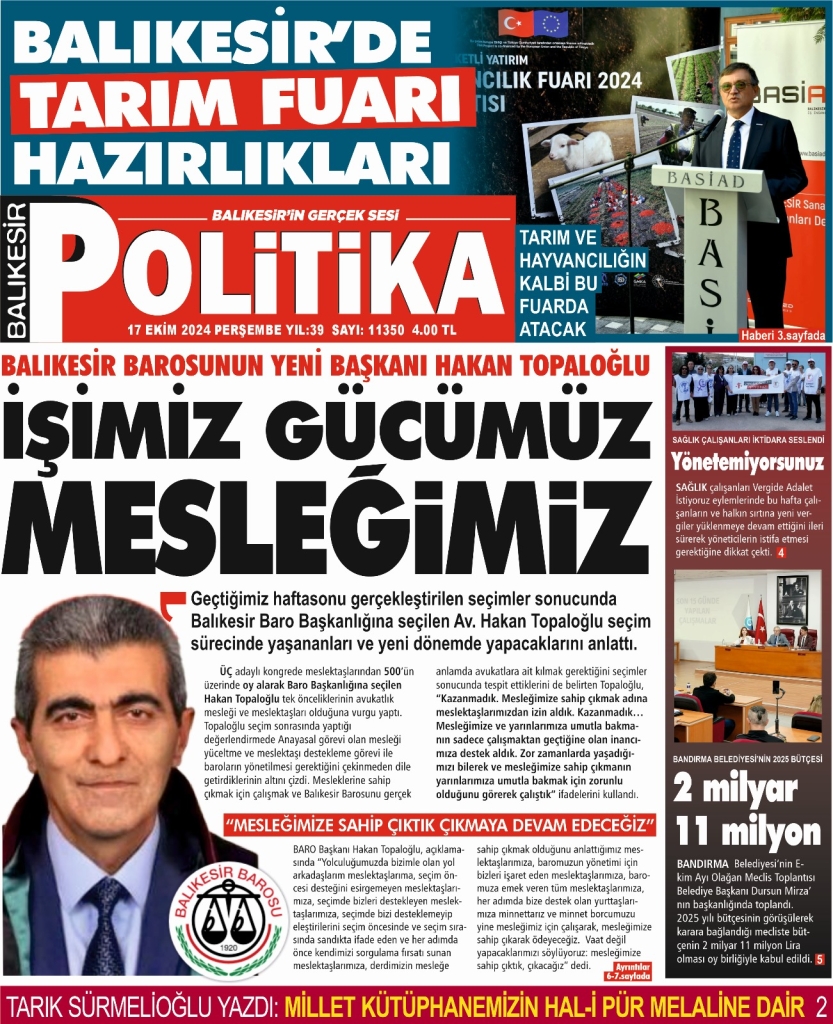 Balıkesir Politika Gazetesi