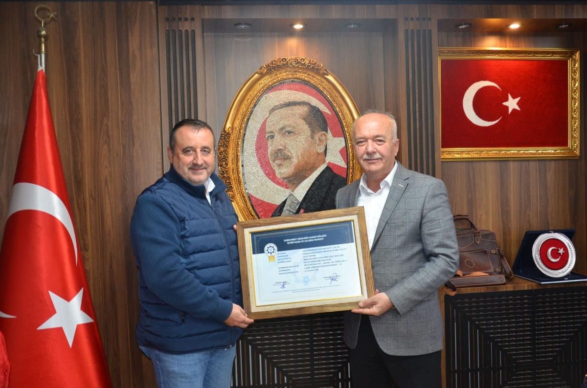 Dursunbey OSB’de yerel firmalara çalışma ruhsatı verildi