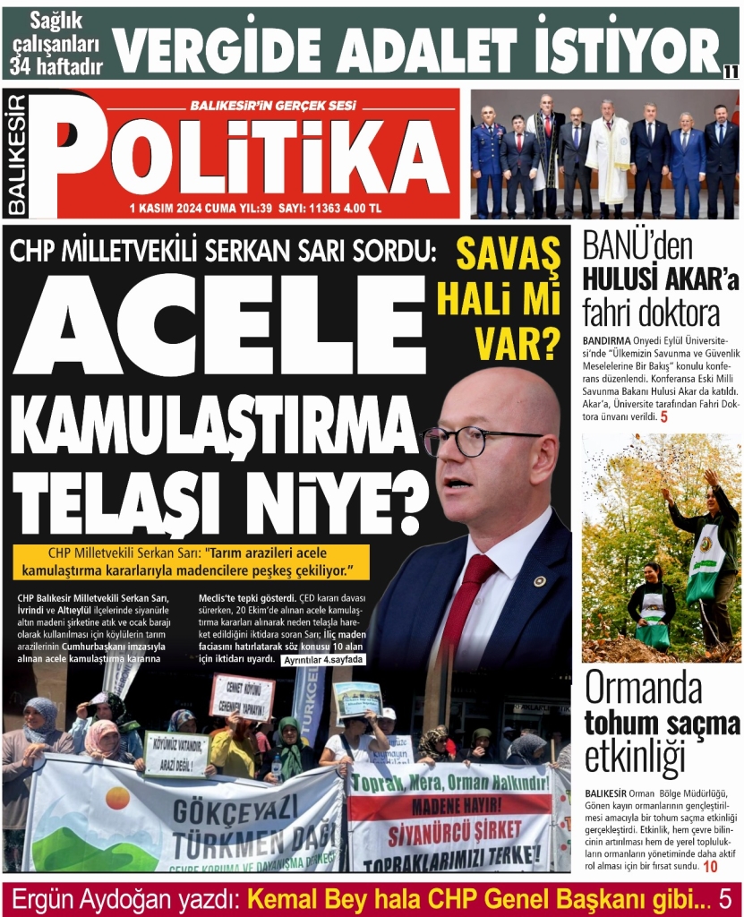 Balıkesir Politika Gazetesi