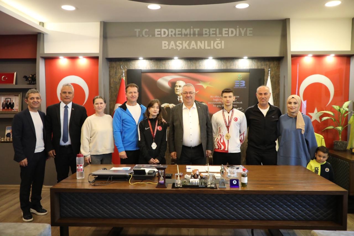 Edremit Belediyesi sporcuları 'Türkiye Şampiyonu' oldu