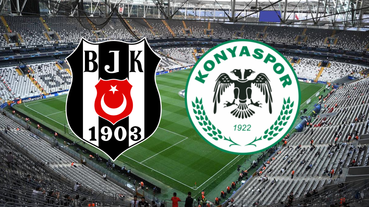 Beşiktaş-Konyaspor müsabakasının ilk 11'leri belirlendi!