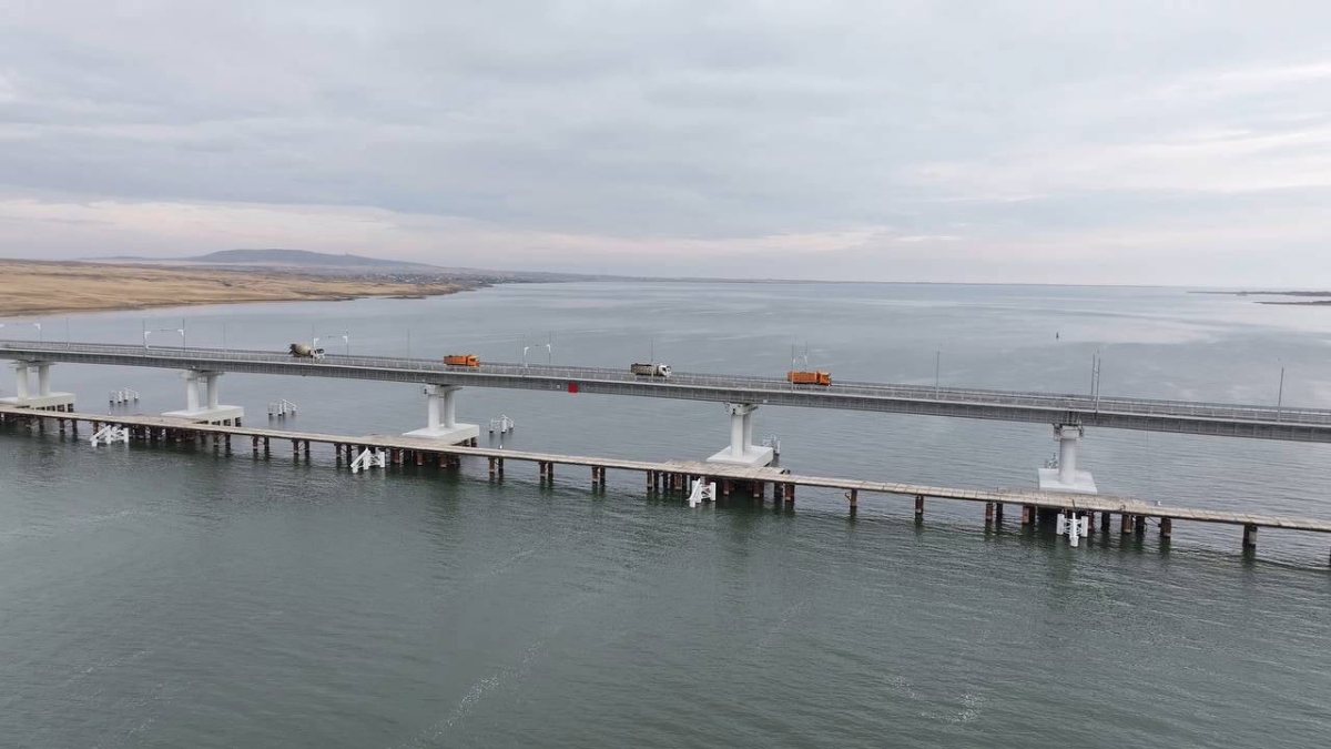 1.3 kilometre uzunluğundaki köprü trafiğe açıldı!