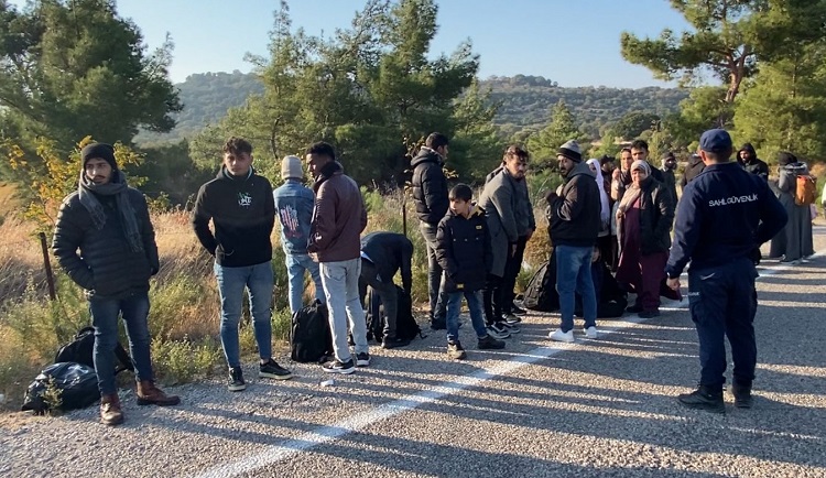 Çanakkale'de 27 düzensiz göçmen yakalandı!