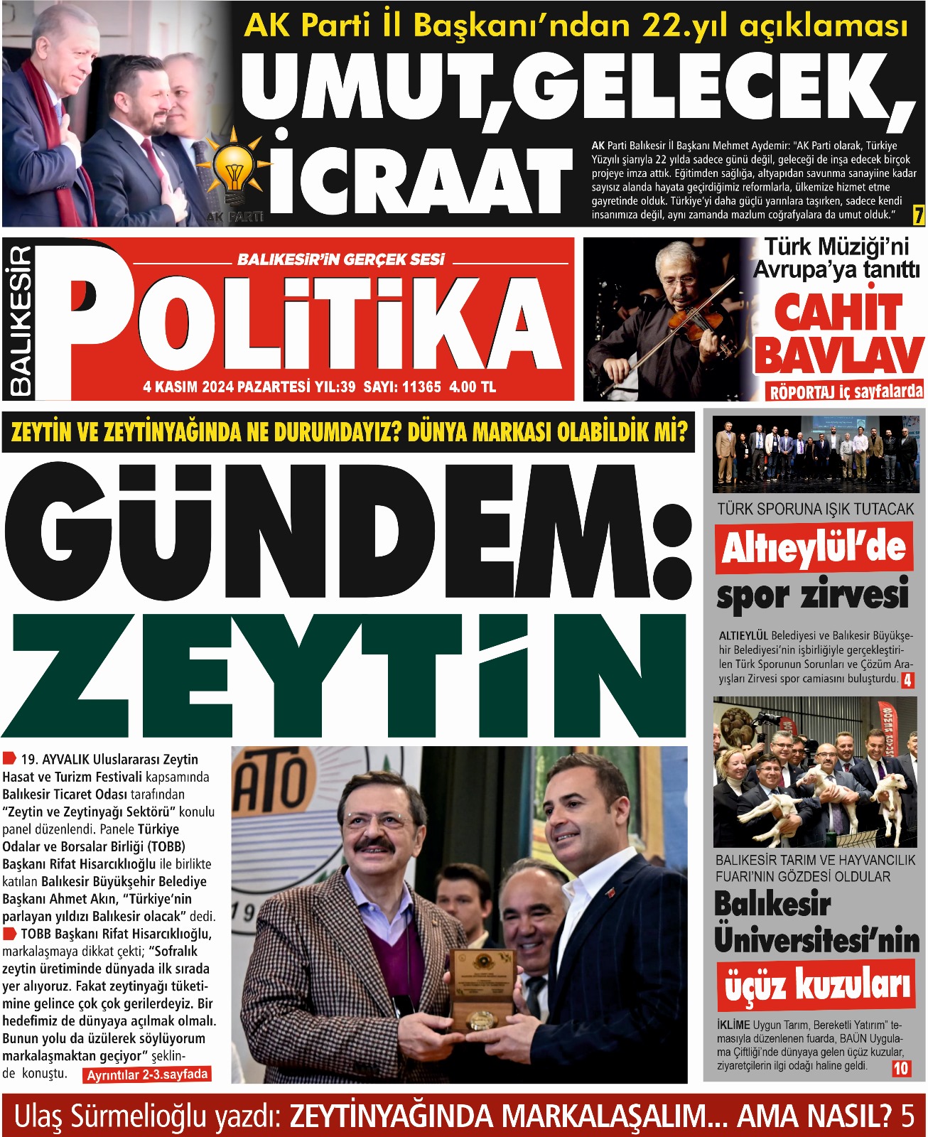 Balıkesir Politika Gazetesi