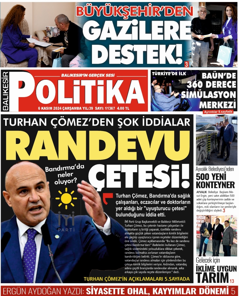 Balıkesir Politika Gazetesi