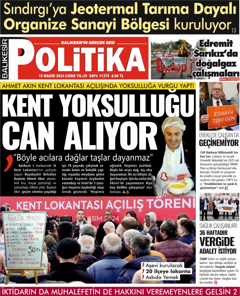 Balıkesir Politika Gazetesi