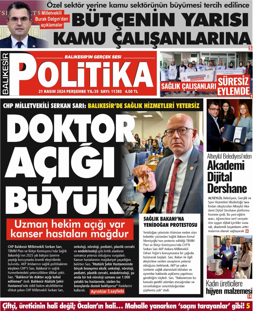 Balıkesir Politika Gazetesi