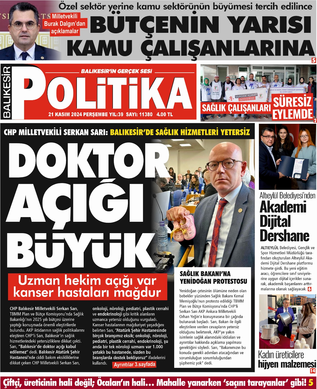 Balıkesir Politika Gazetesi