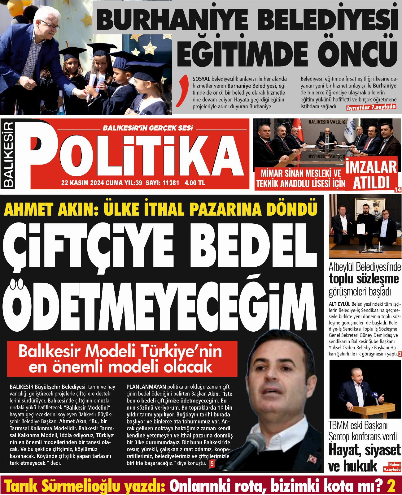 Balıkesir Politika Gazetesi