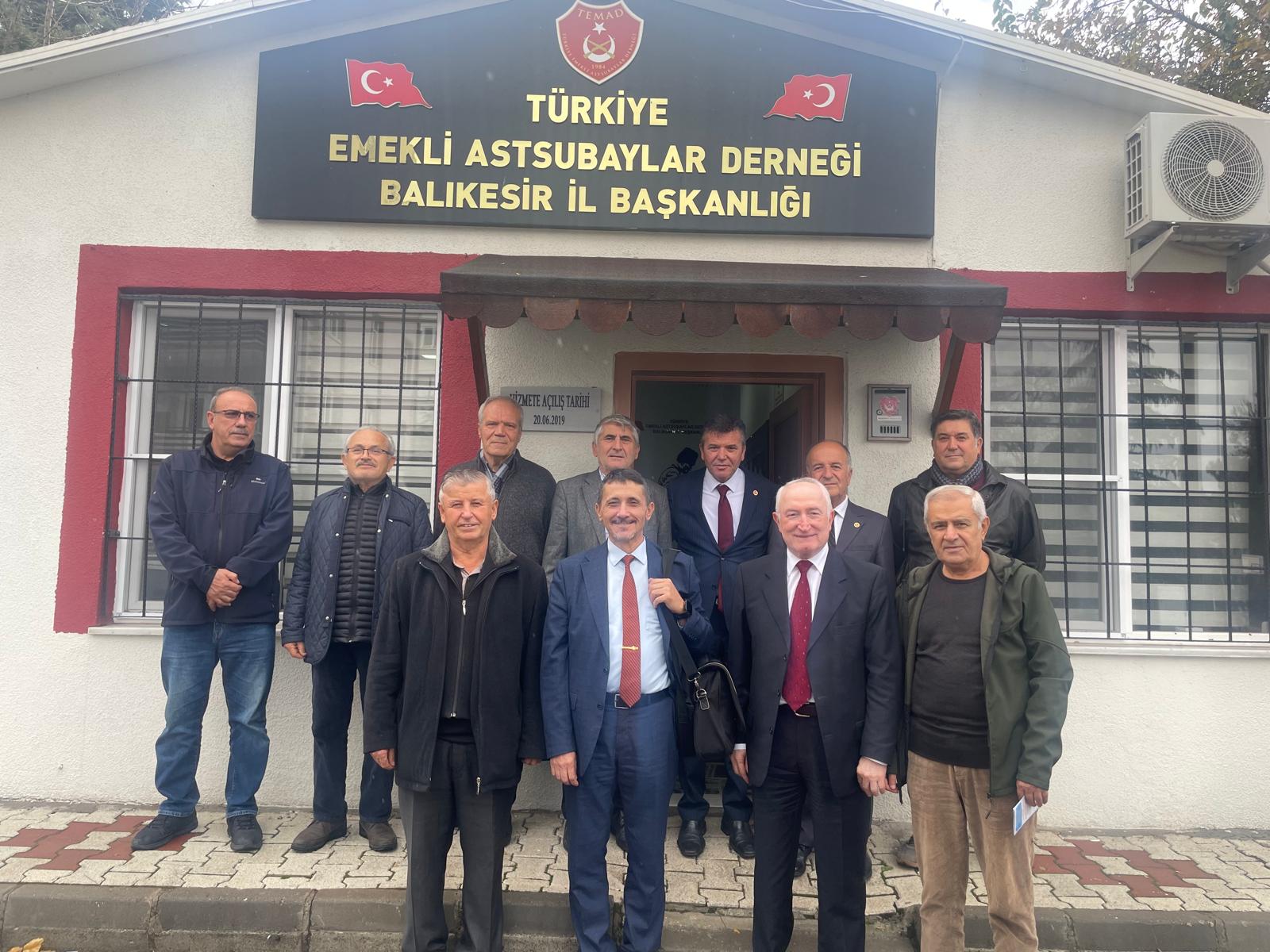 TEMAD Genel Başkan Adayı Tengilimoğlu'ndan Ayvalık, Burhaniye ve Edremit’e ziyaret