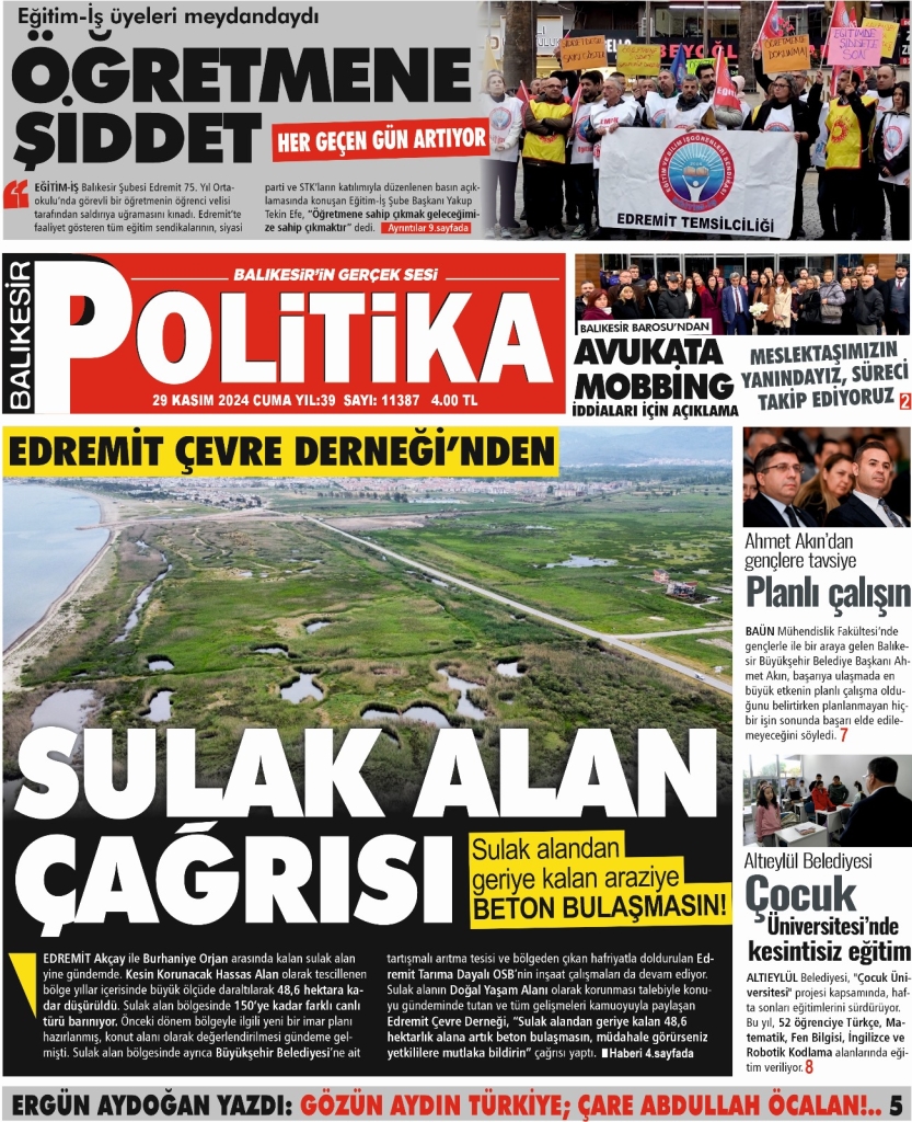 Balıkesir Politika Gazetesi