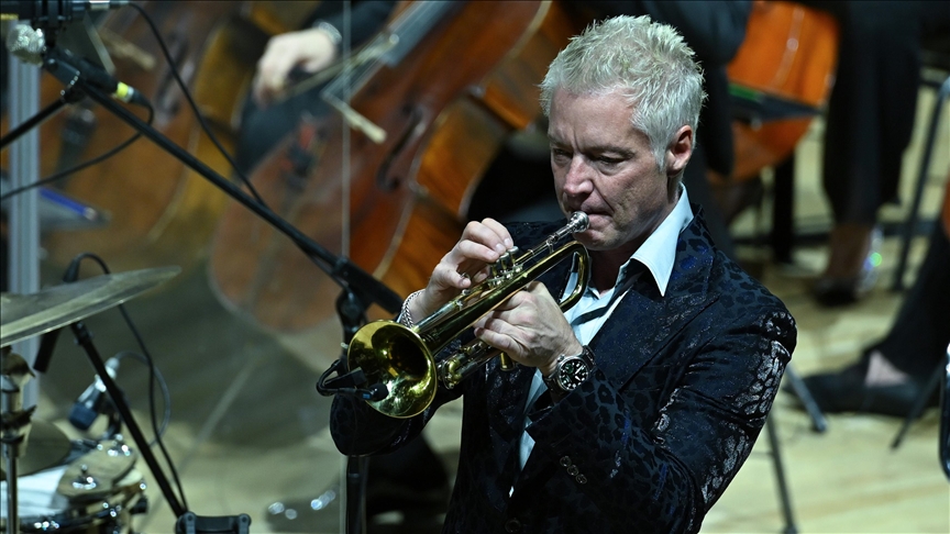 Grammy ödüllü trompetçi Chris Botti, Ankara'da konser verdi