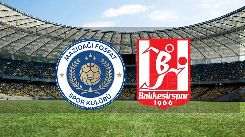 Mazıdağı Fosfat Spor - Balıkesirspor karşılaşmasının ilk 11'leri belli oldu!