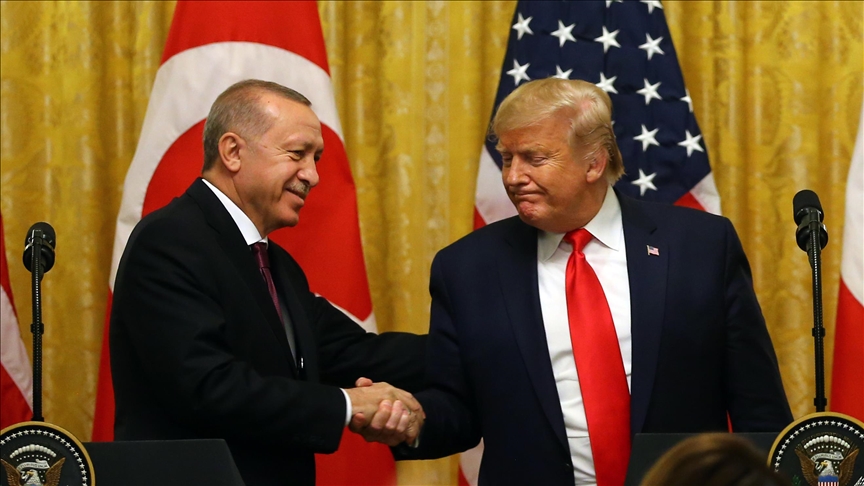 Cumhurbaşkanı Erdoğan, ABD Başkanı Trump'ı tebrik etti