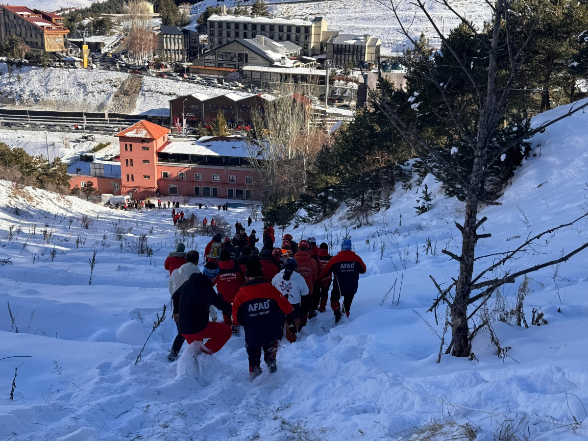 Palandöken Kayak Merkezi'ne çığ düştü! Kar altında kalanlar var!