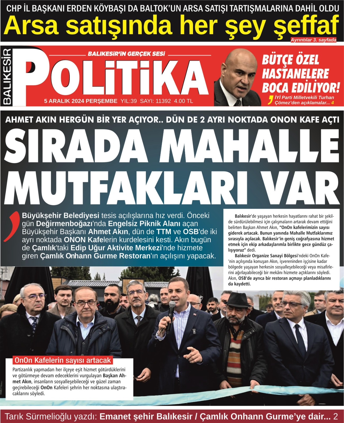 Balıkesir Politika Gazetesi