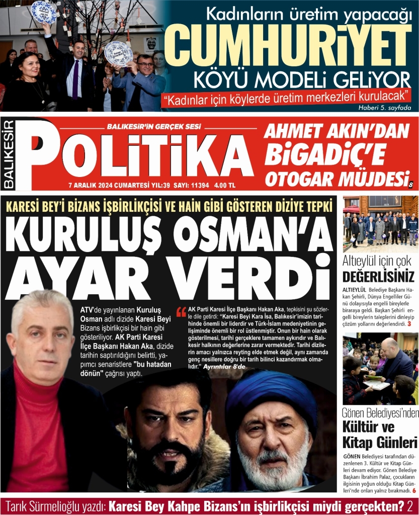 Balıkesir Politika Gazetesi