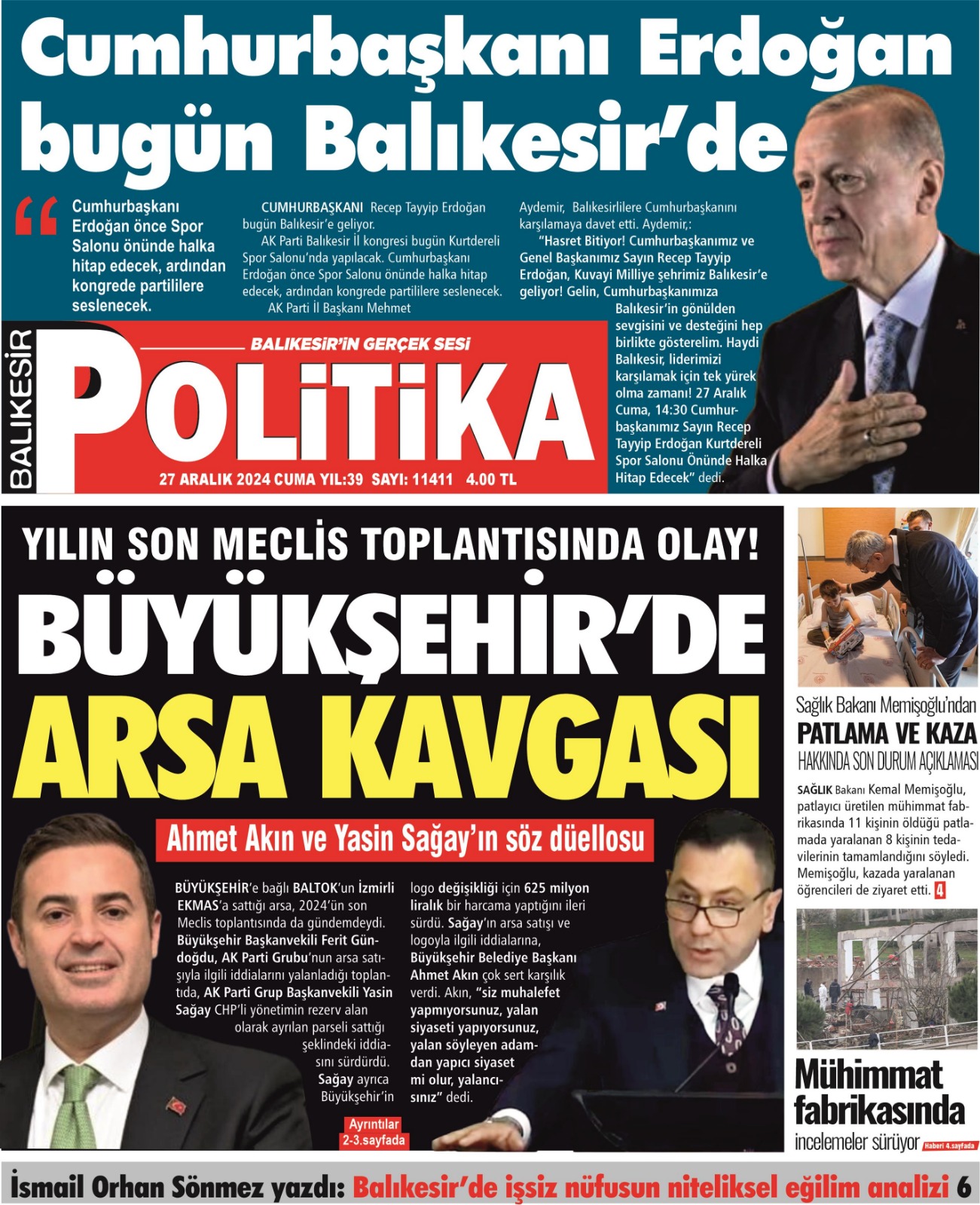 Balıkesir Politika Gazetesi