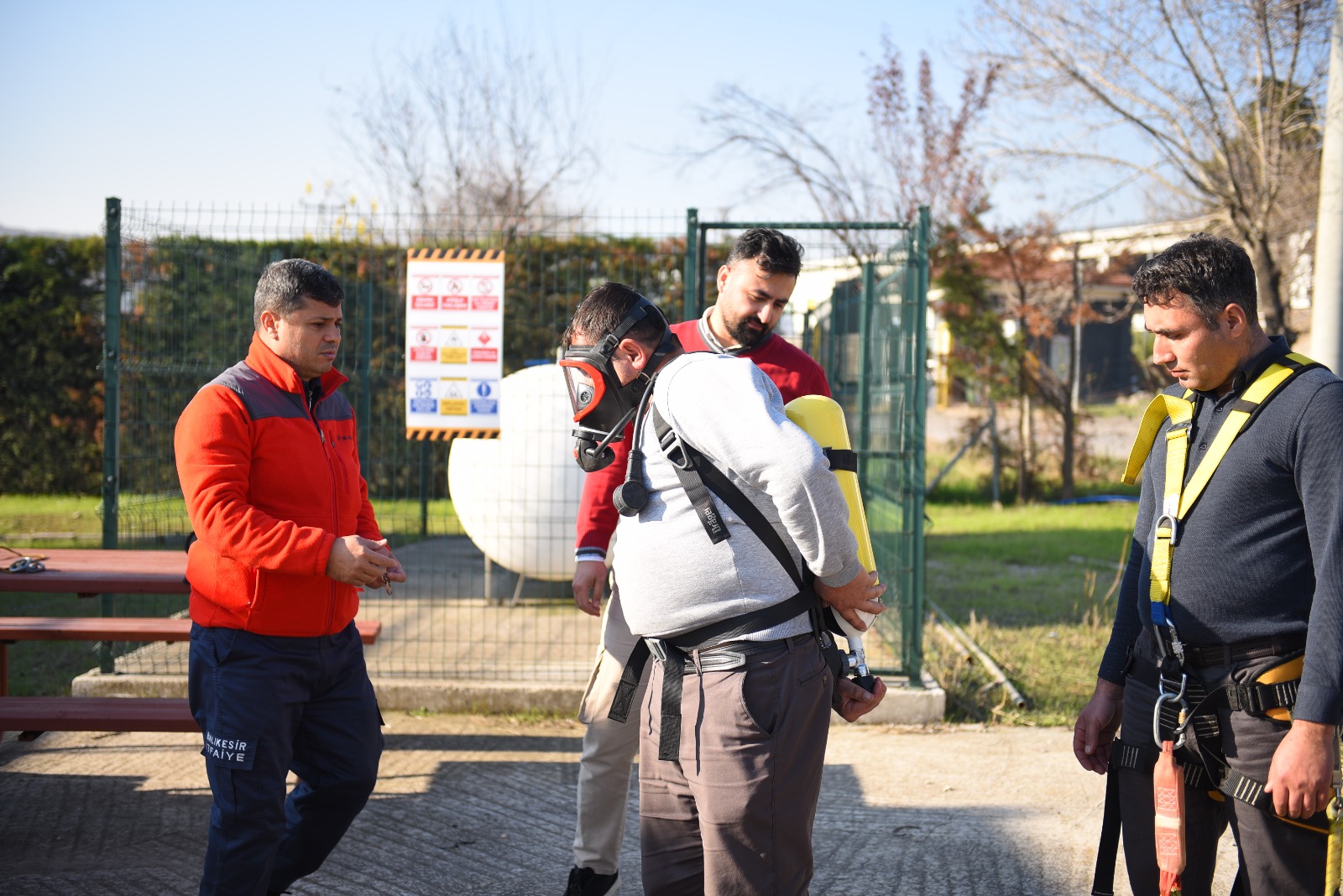 BASKİ’den personel güvenliğine yönelik yüksekte çalışma eğitimi