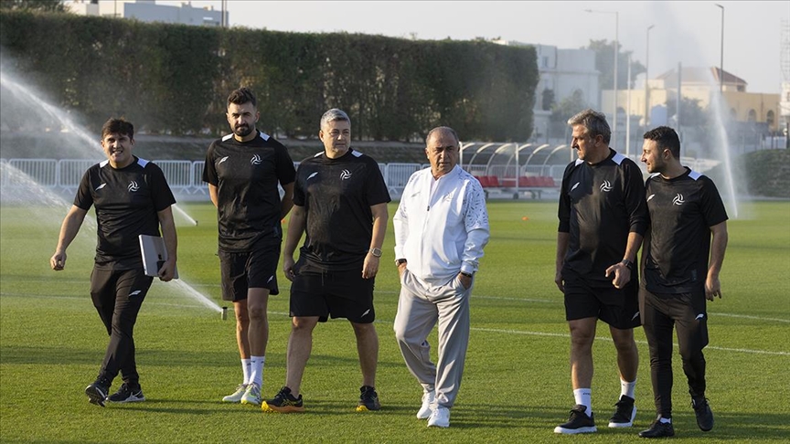 Fatih Terim, Al-Shabab ile ilk antrenmanına çıktı!