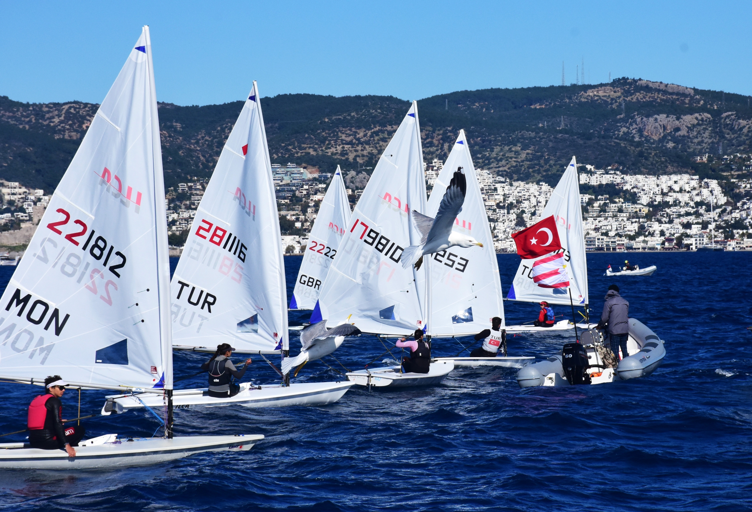 Bodrum'da Avrupa Kupası Yelken Yarışları'nın ilk etabı yapıldı