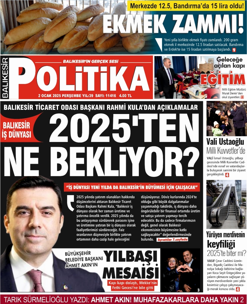 Balıkesir Politika Gazetesi