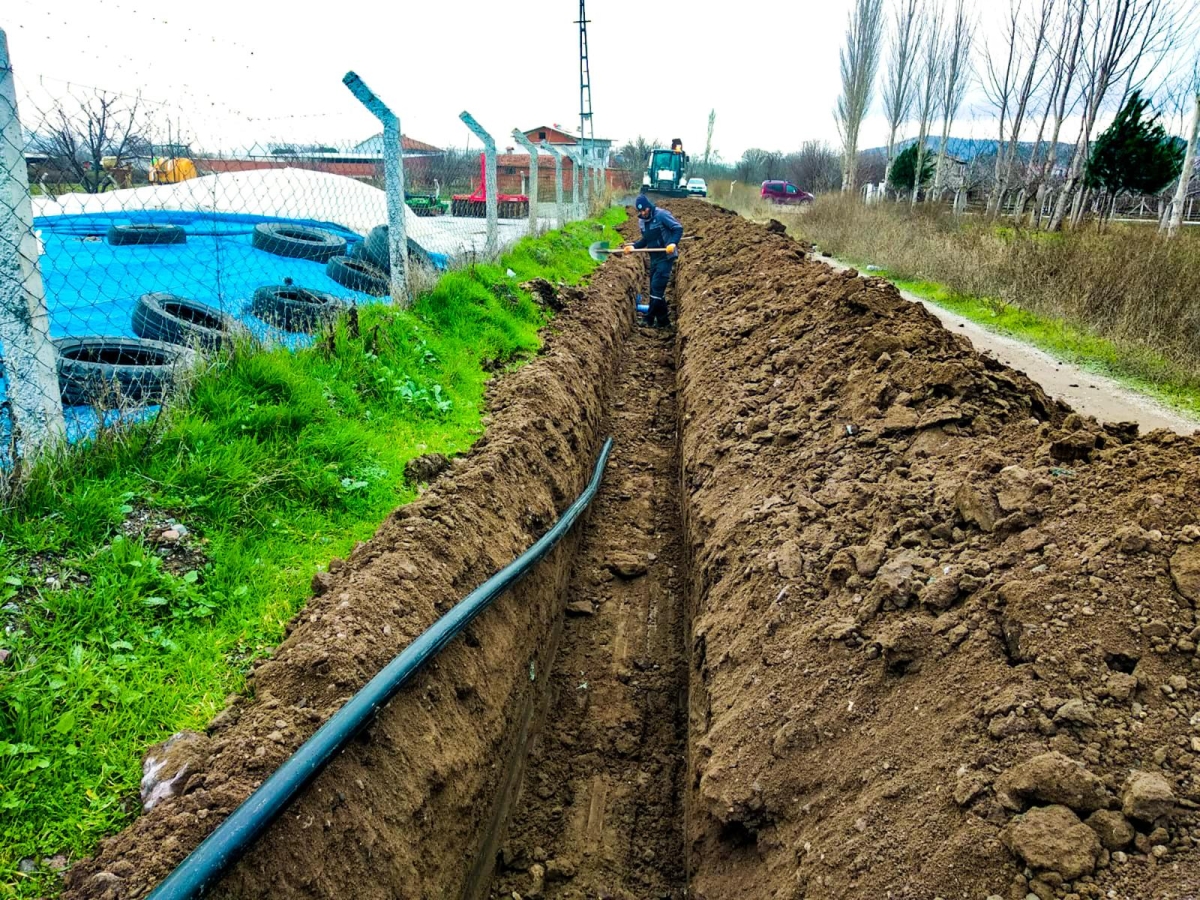 BASKİ'den Bigadiç'e altyapı yatırımı