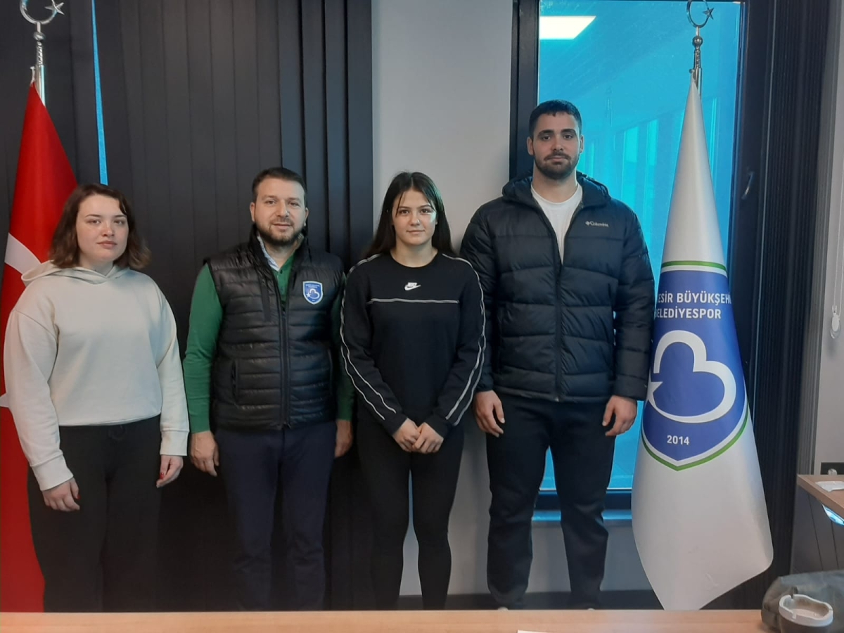 Balıkesir'in Judo alanındaki yıldızları Habibe Afyonlu ve Recep Ergin Balıkesir Büyükşehir Belediyespor formasıyla mücadele edecek