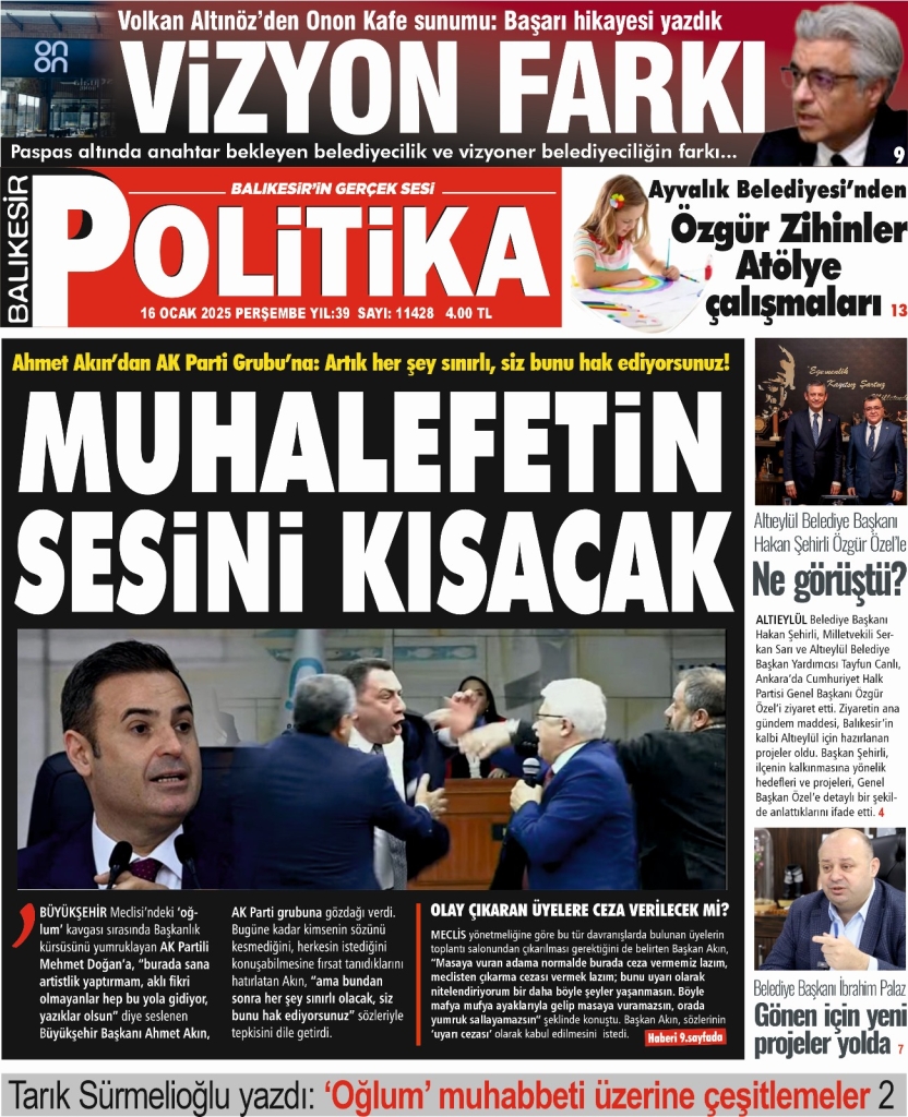 Balıkesir Politika Gazetesi