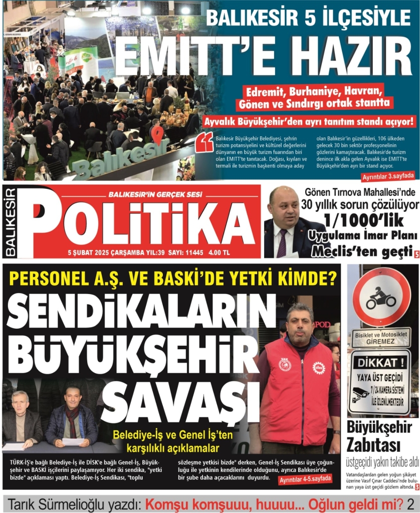 Balıkesir Politika Gazetesi