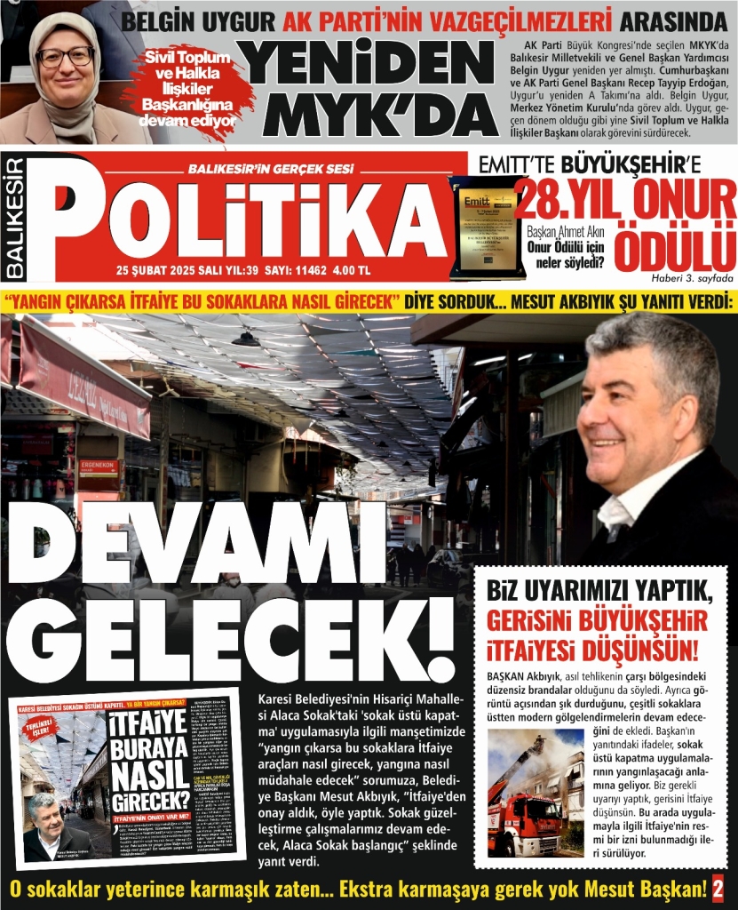 Balıkesir Politika Gazetesi