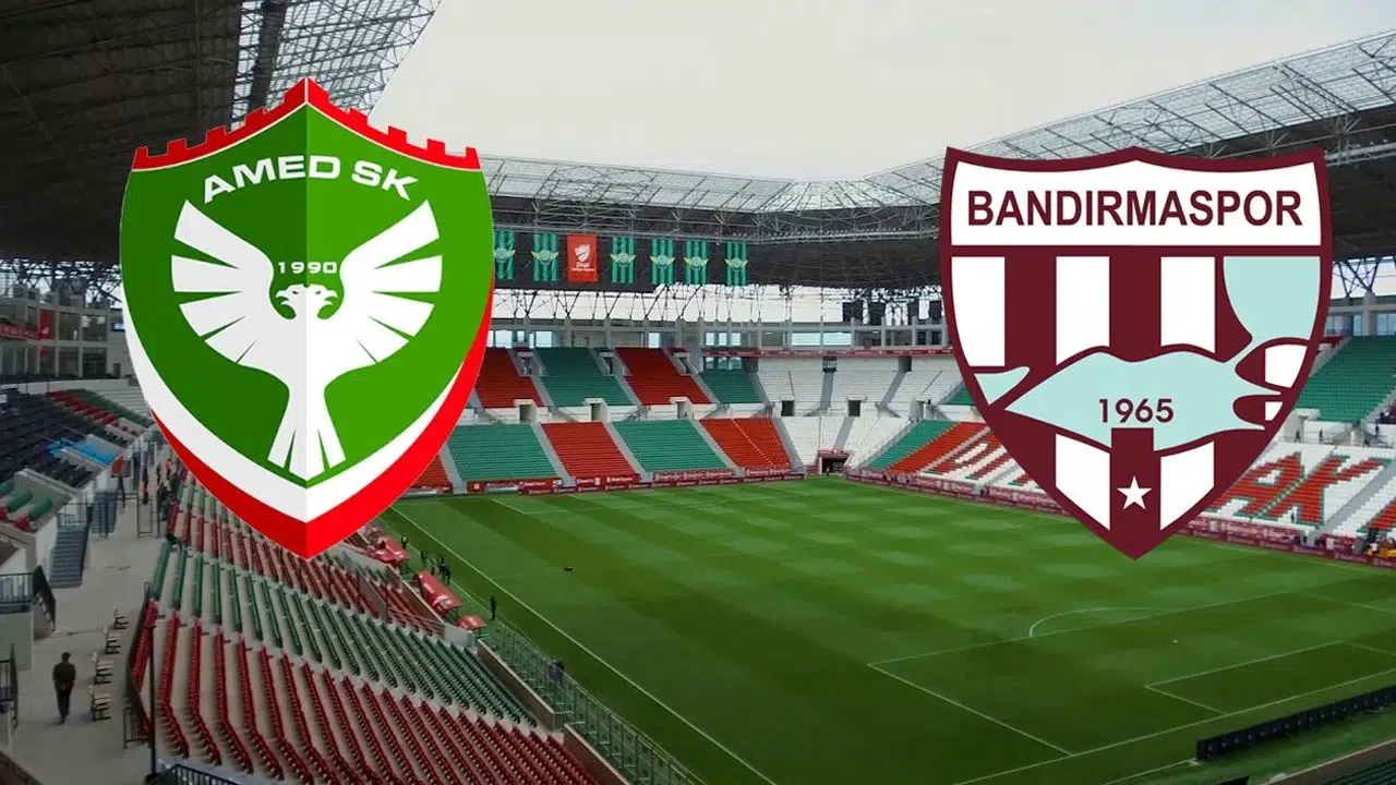 Amedspor - Bandırmaspor maçının ilk 11'leri belli oldu!