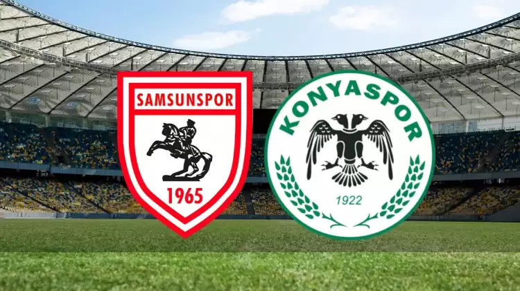 Konyaspor - Samsunspor maçının ilk 11'leri belli oldu!