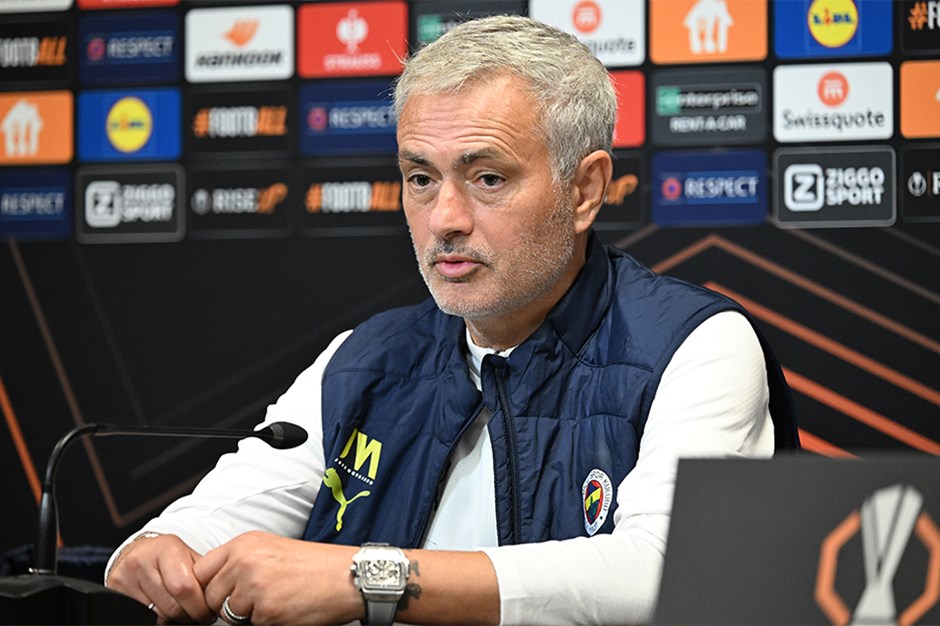 Jose Mourinho'dan Galatasaray derbisi öncesi açıklama geldi!