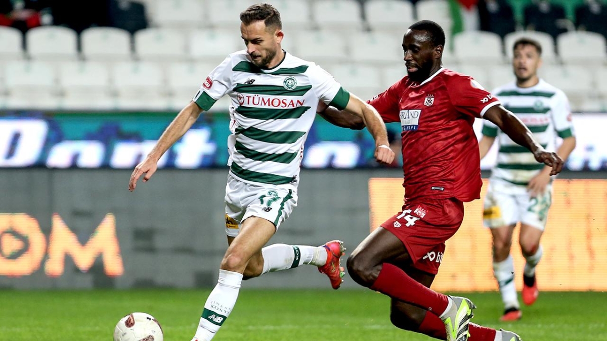 Sivasspor - Konyaspor maçında kazanan çıkmadı!