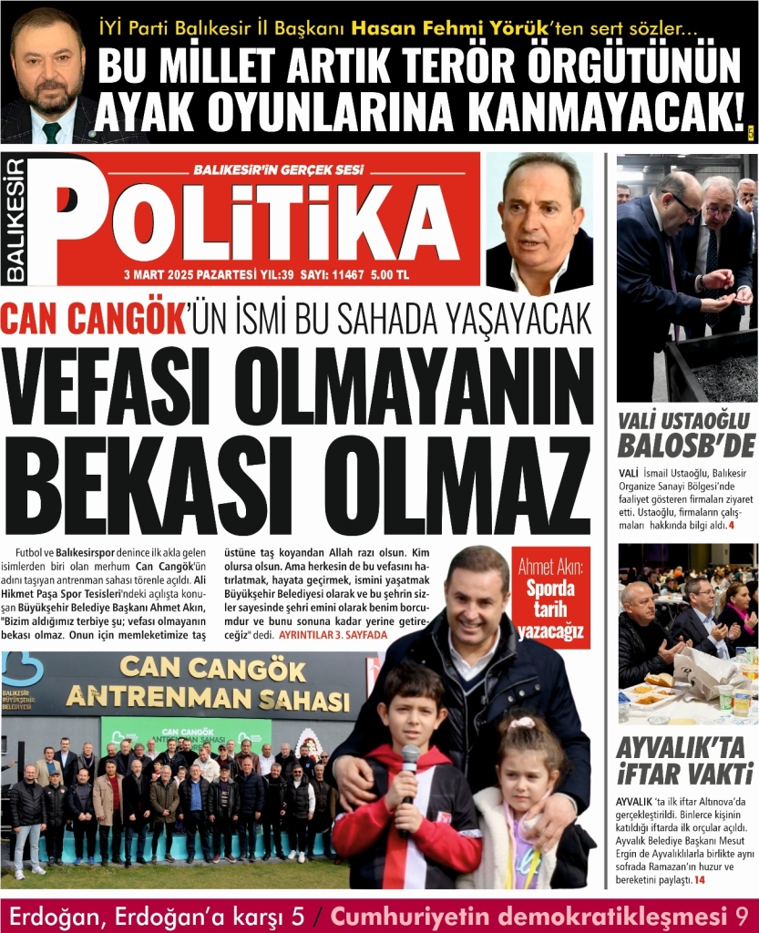 Balıkesir Politika Gazetesi