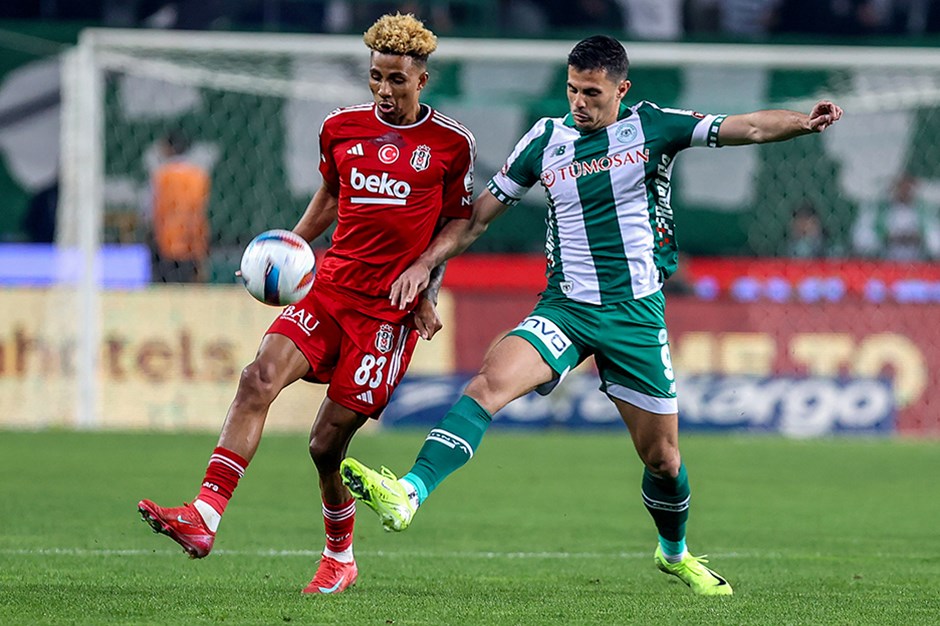 Konyaspor 10 Kişi Kaldı, Ama Öne Geçti! Beşiktaş İlk Yarıda Şok Yaşadı